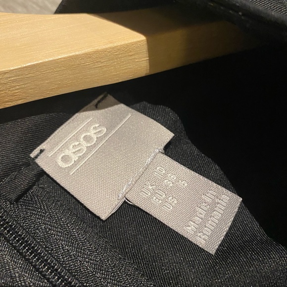 Black mock neck smock dress - Picture 2 of 3